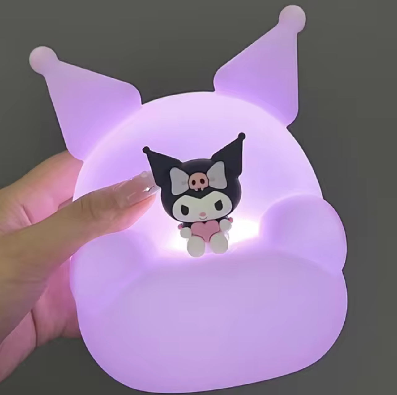 Kuromi on Sofa - Big Silicone Lamp