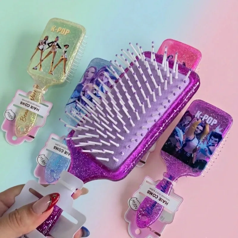 K-Pop - Big Glitter Hairbrush