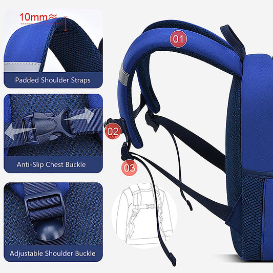 3D Plane Shape Backpack for Kindergarten/Preschool Kids