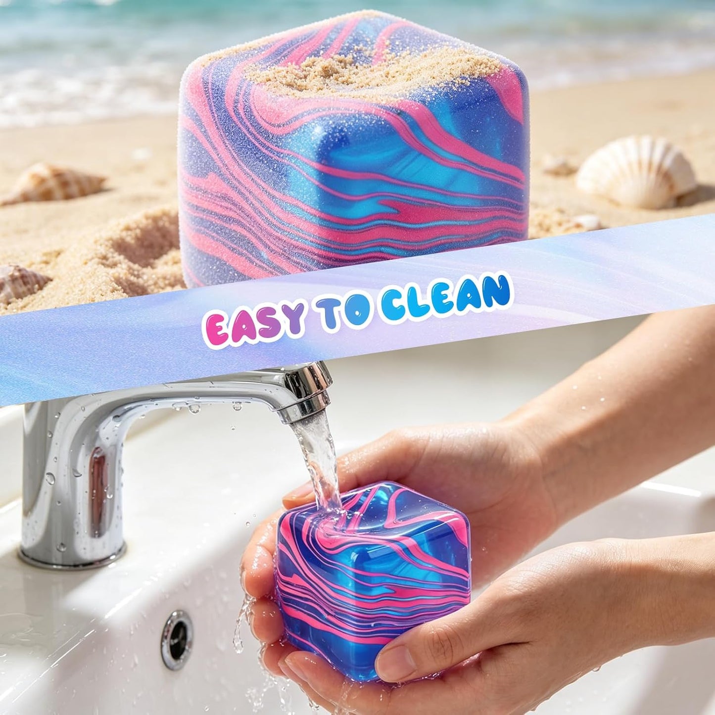 Cube Squeeze Ball - Swirl Edition | 1pcs