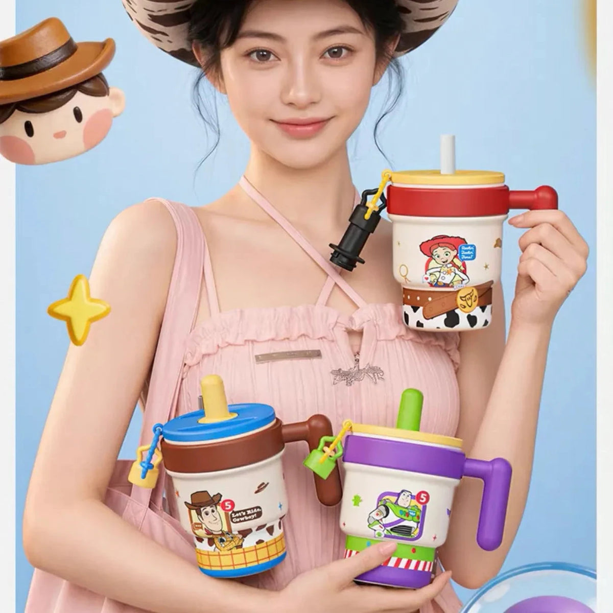 Chicu Tom x Toy Story Straw Cup | 550ml