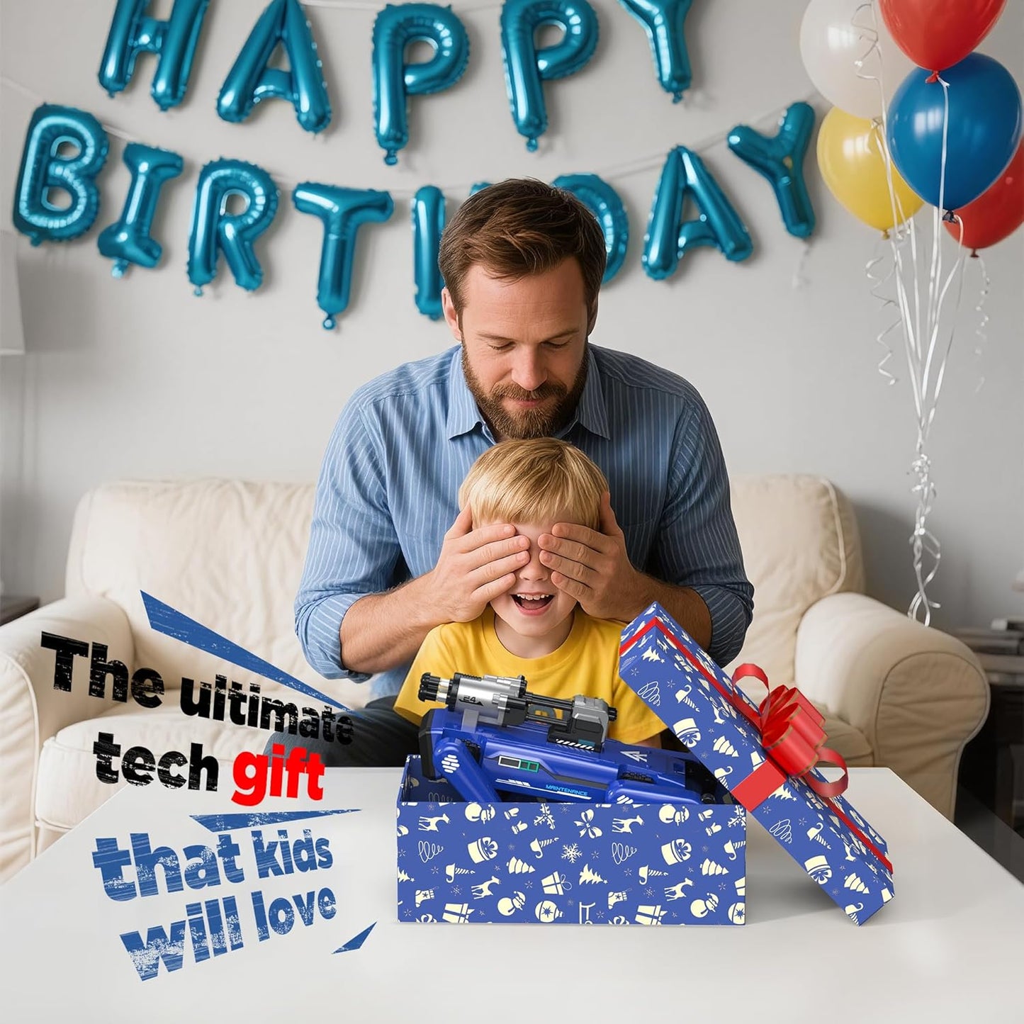 Smart Police Robot Dog - Interactive Pet | Voice & Handheld Remote, 30+ Lifelike Actions, Programmable Play, 25m Range