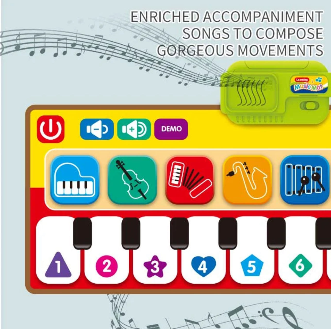 Piano Music Mat - Intelligent Music Toys