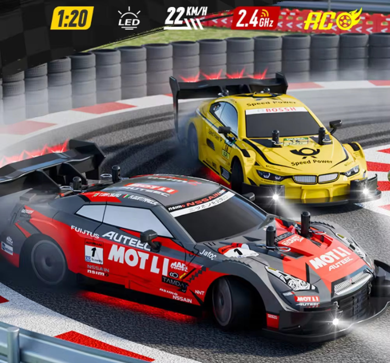 Drifting Car Remote Controlled - 25km/hr Speed