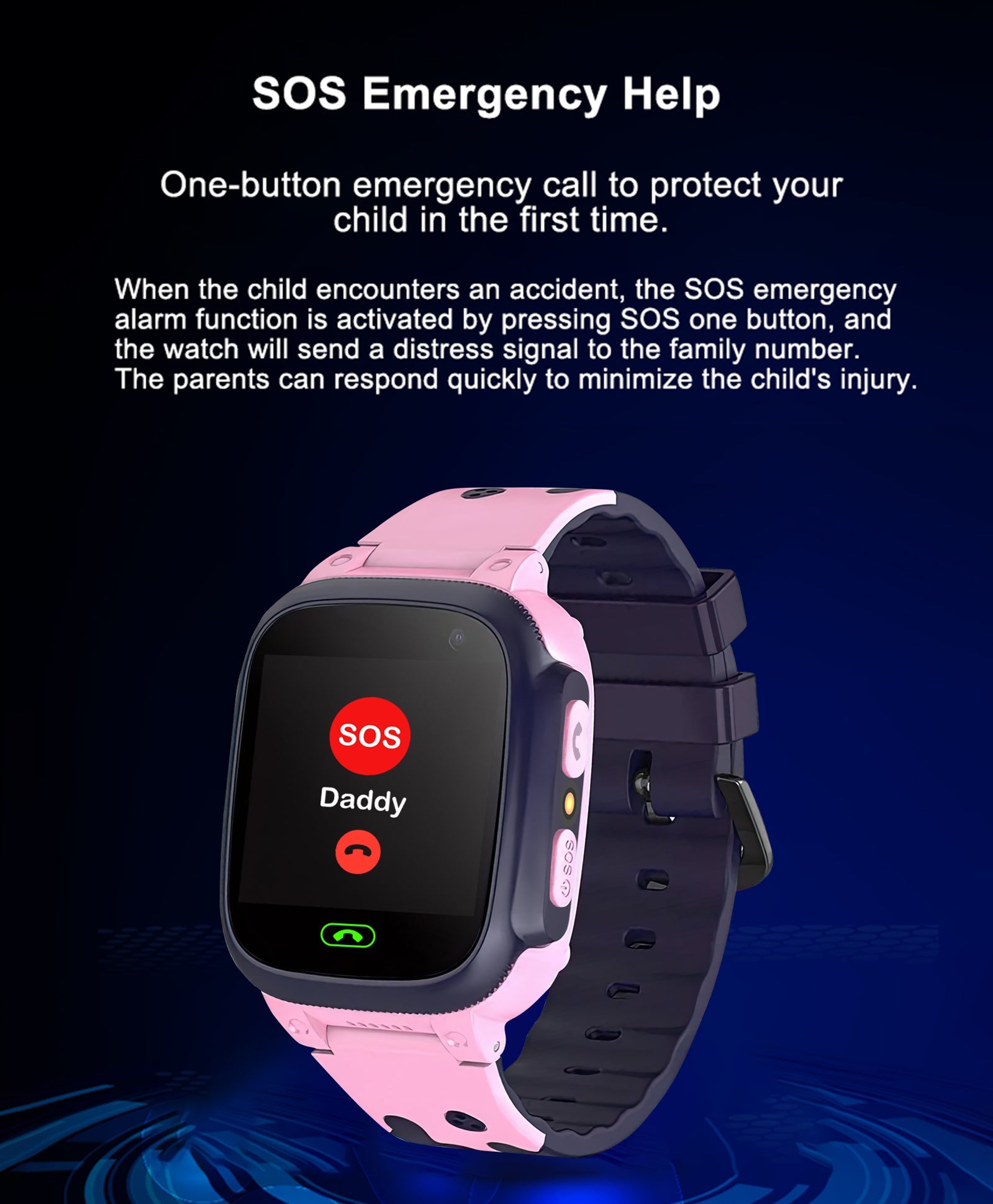 Smartwatch sos function sale