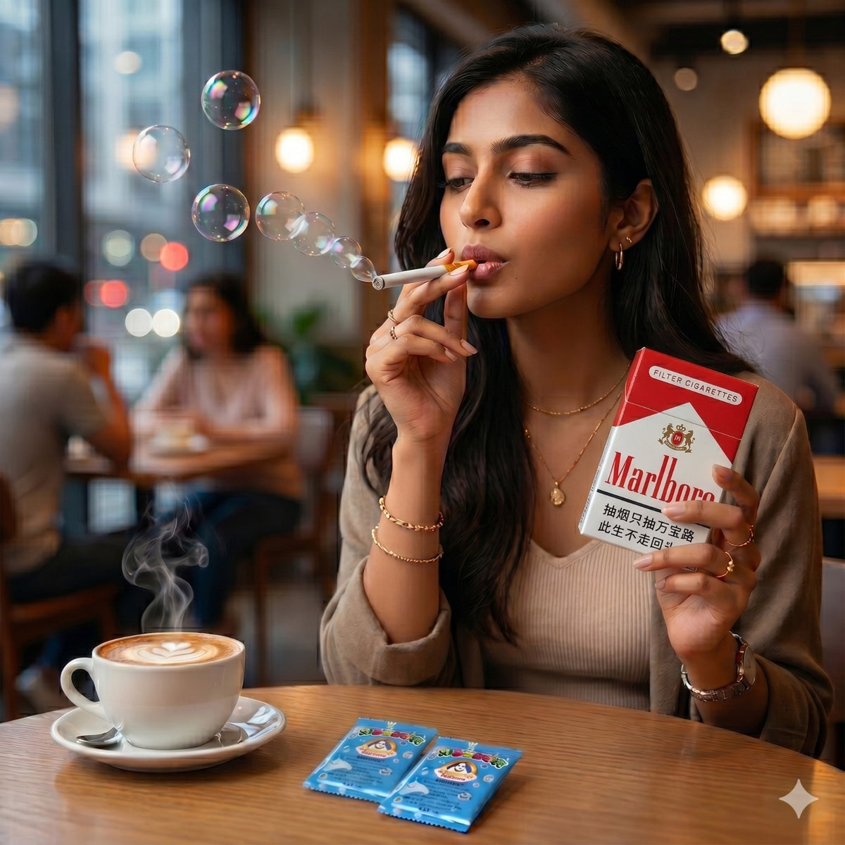Prank Bubble Cigarettes