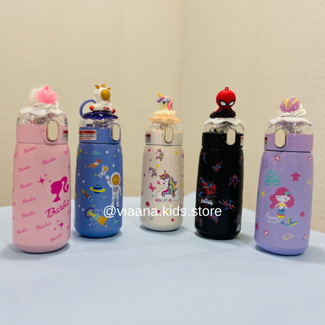 3D Insulated Bottle with Cartoon | 450ml