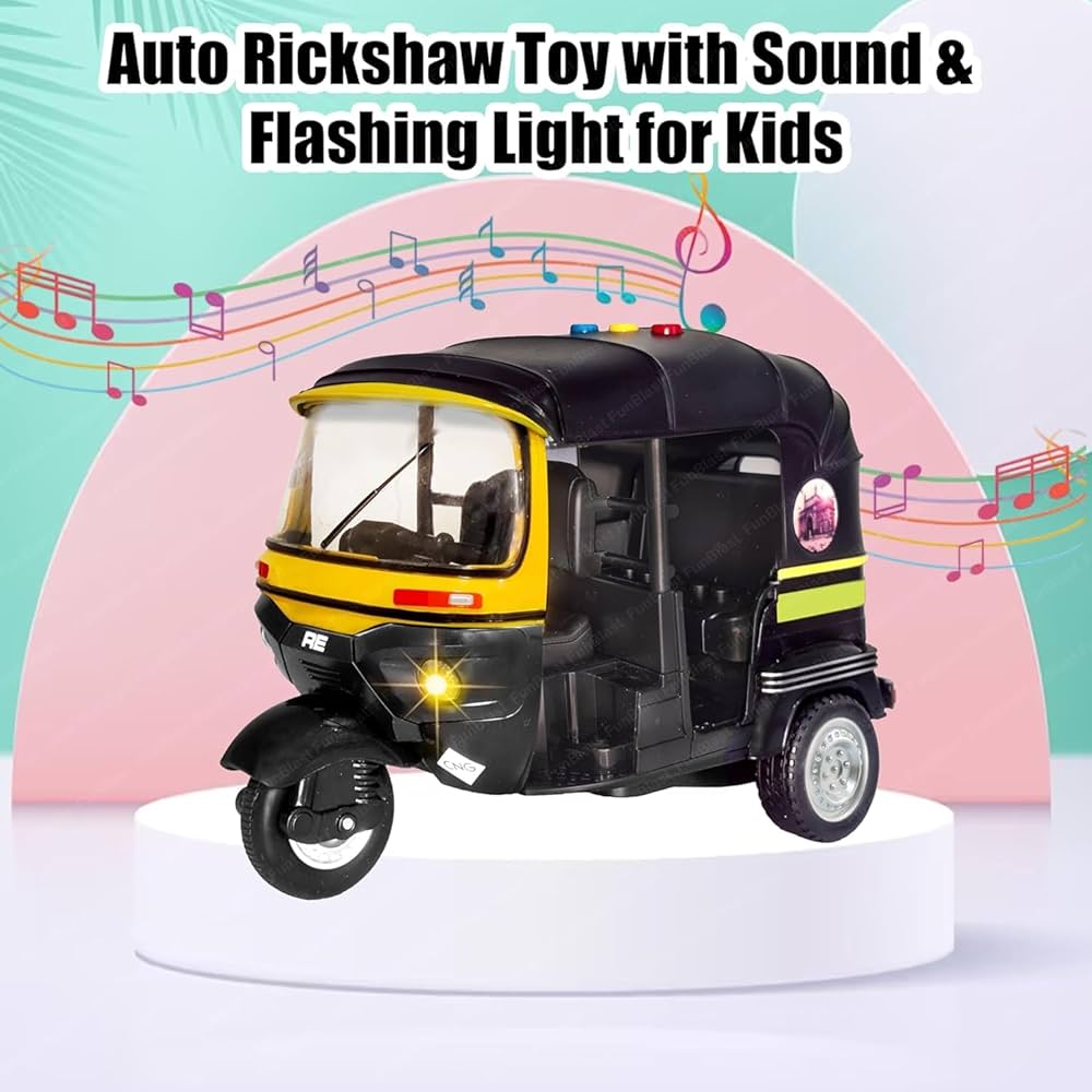 Mumbai Auto Rickshaw - Music + Lights