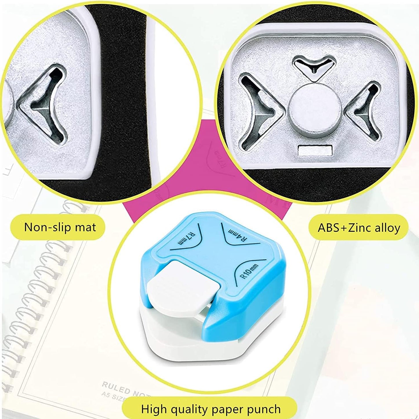 3 in 1 Corner Cutter Punch for DIY Art & Crafts
