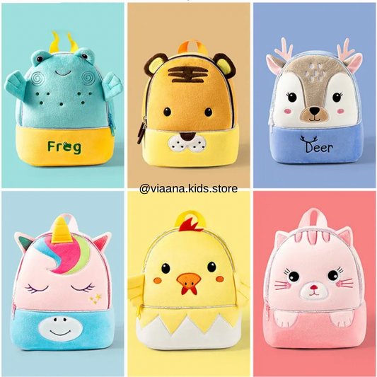 Cute Mini Plush Backpacks for Toddlers/Kindergartens