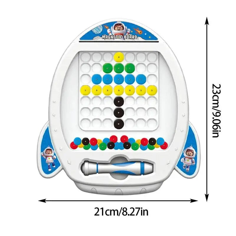 Magnetic Drawing Board: Portable, Educational, Fun