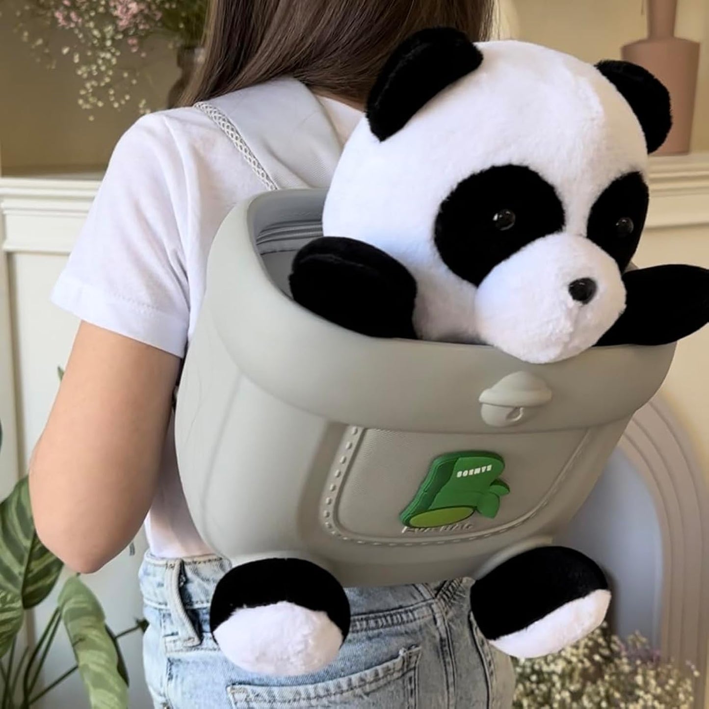 Little Panda - EVA Backpack with Soft Toy