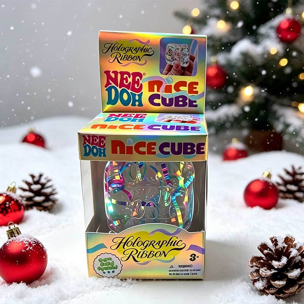 Nee Doh - Holographic Ribbon | Nice Cube | 1pcs