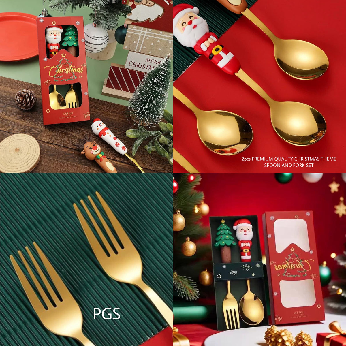 Christmas - Big Spoon Set | Stainless Steel