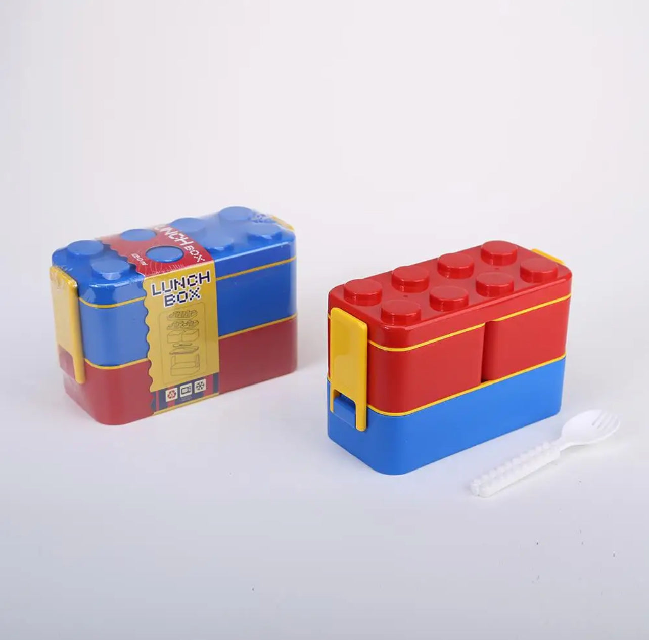 Double Blocks - BPA Free Brick Snackbox | 1100ml