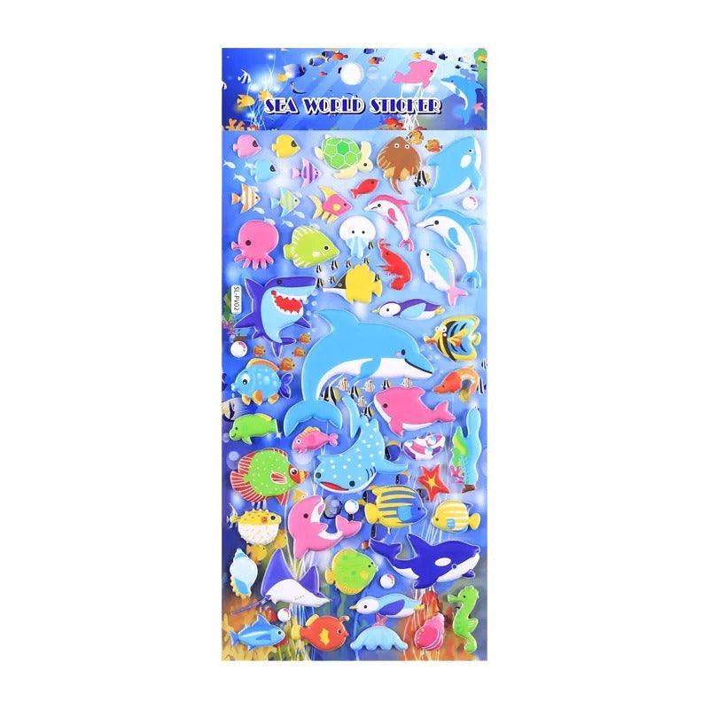 Sea World - 3D Decorative Stickers