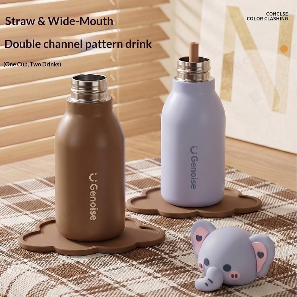 Genoise - 3D Animal Steel Bottle