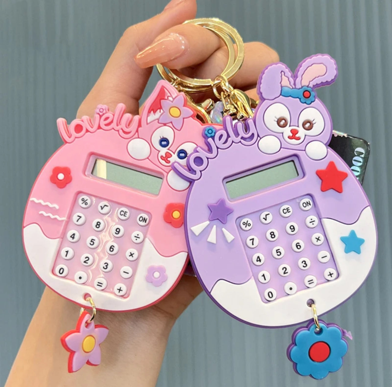 Lovely Keychain with Calculator and Game