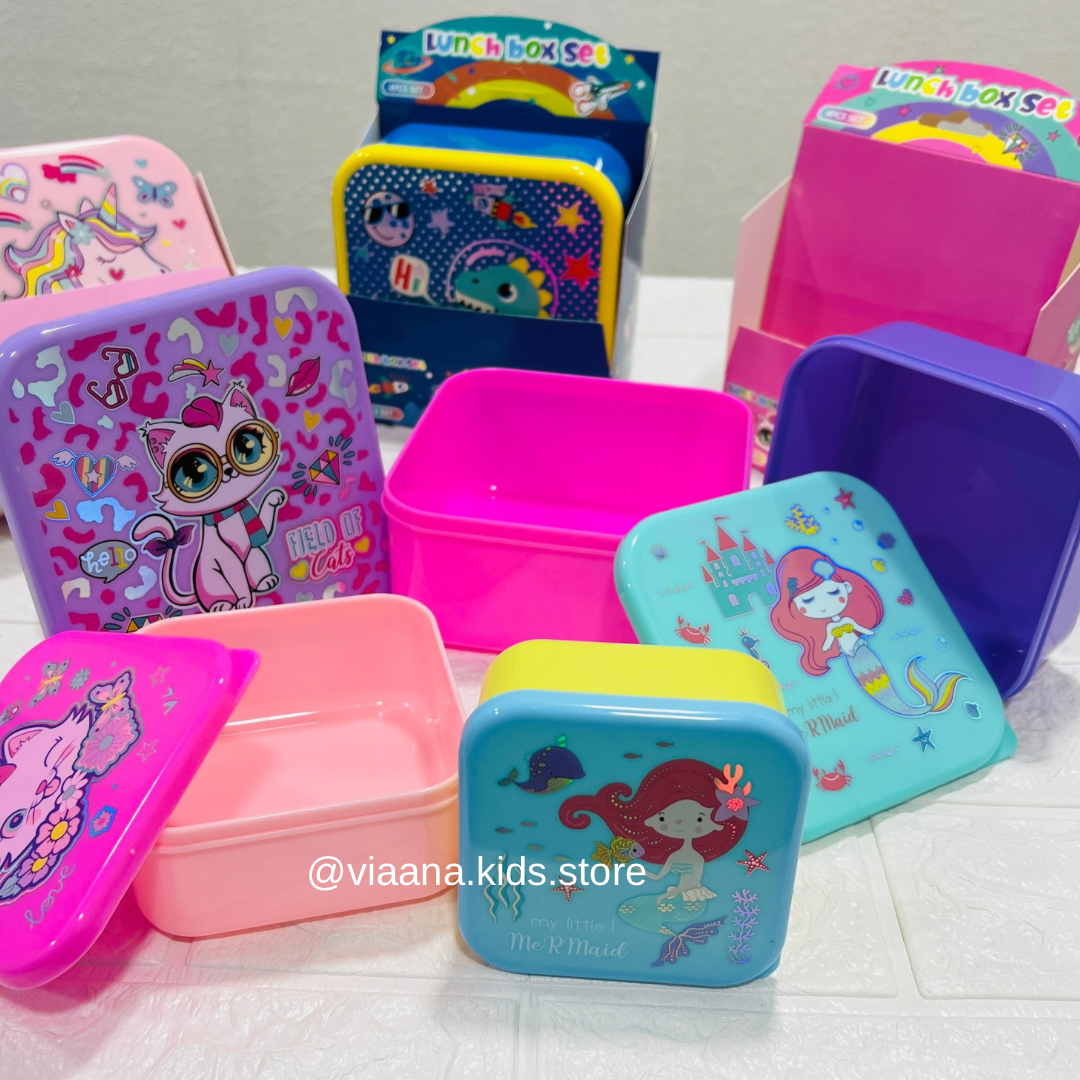 Vest - Lunchbox Set | 4pcs | BPA Free