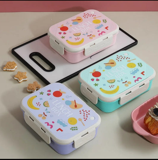 Lunchbox - 3 Compartments | Spill Free | Opaque