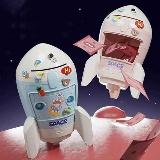 DIY Spaceship - Rocket Shaped Money Bank