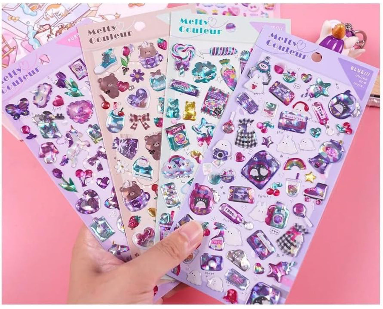 Kawaii Glossy 3D Stickers