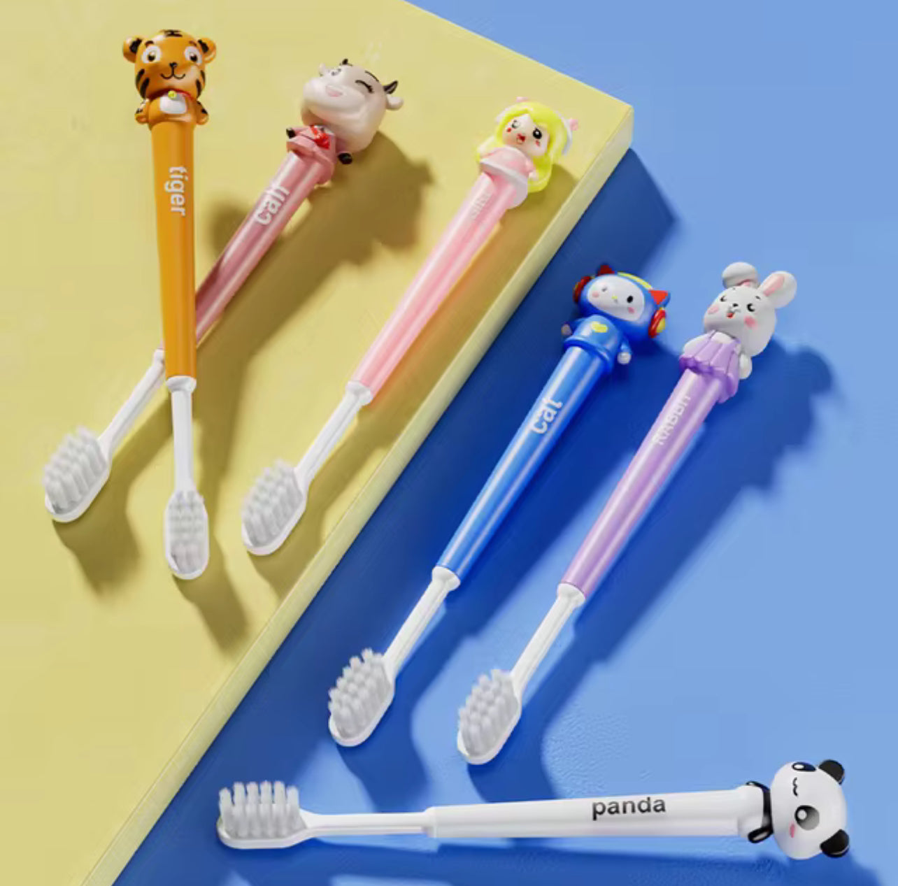 Super Soft Silicone Toothbrush - Animal Themes