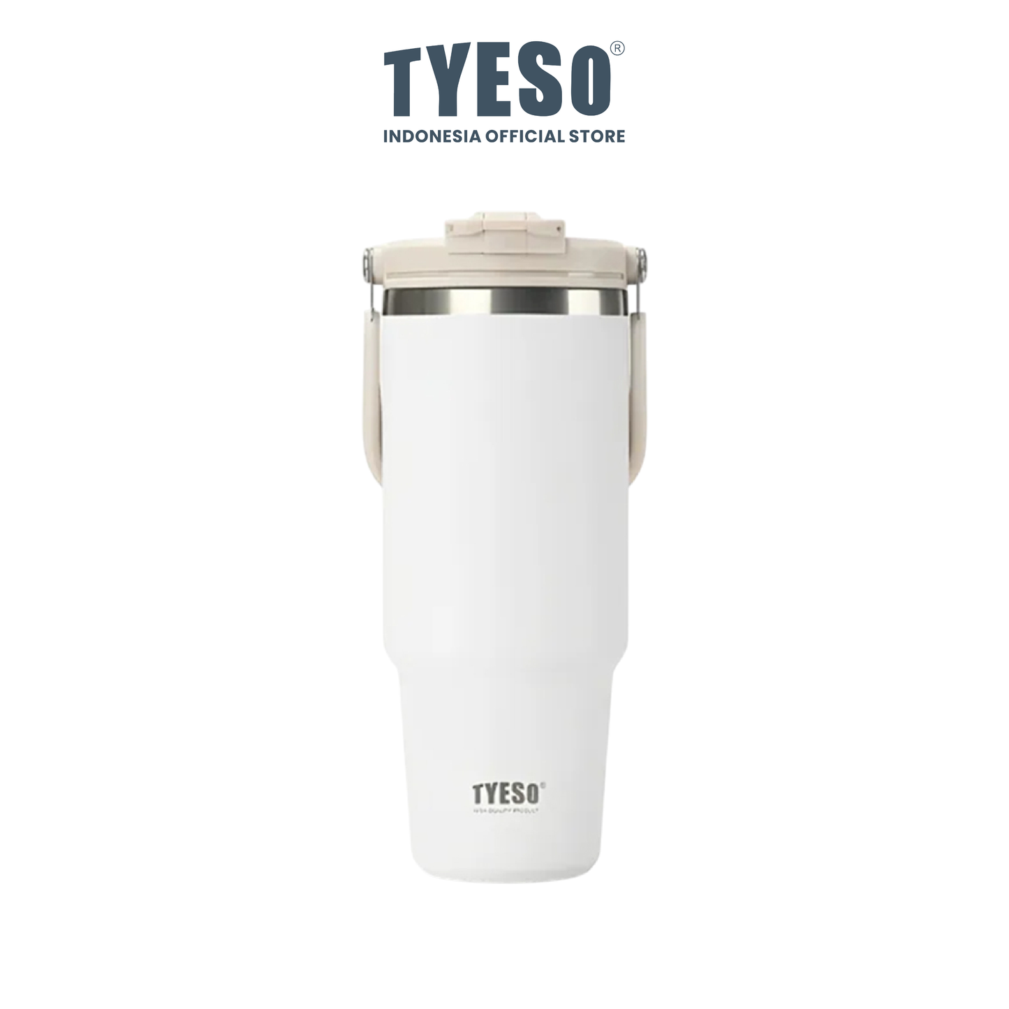 Tyeso - 750ml Roam Tumbler | Flip Straw & Sip Lid