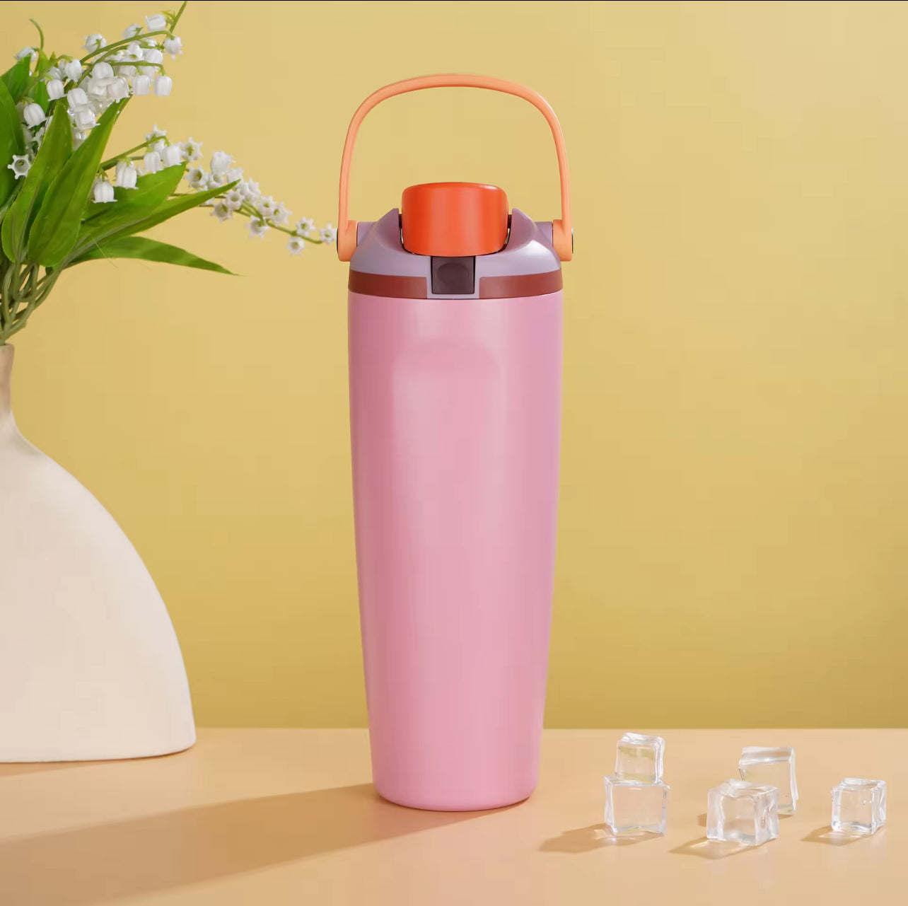 Dual-Drinking Water Bottle - 30oz