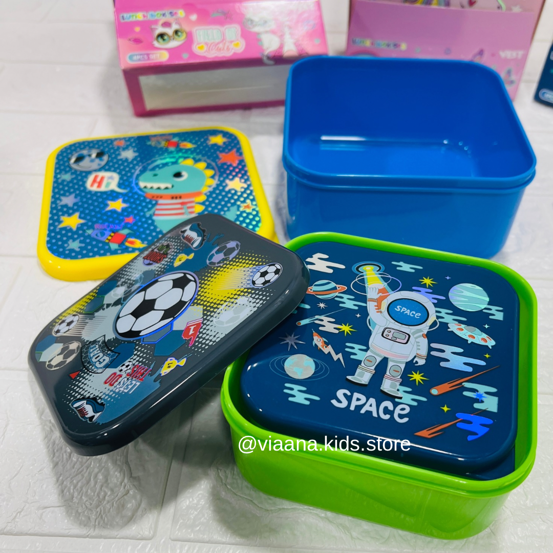 Vest - Lunchbox Set | 4pcs | BPA Free