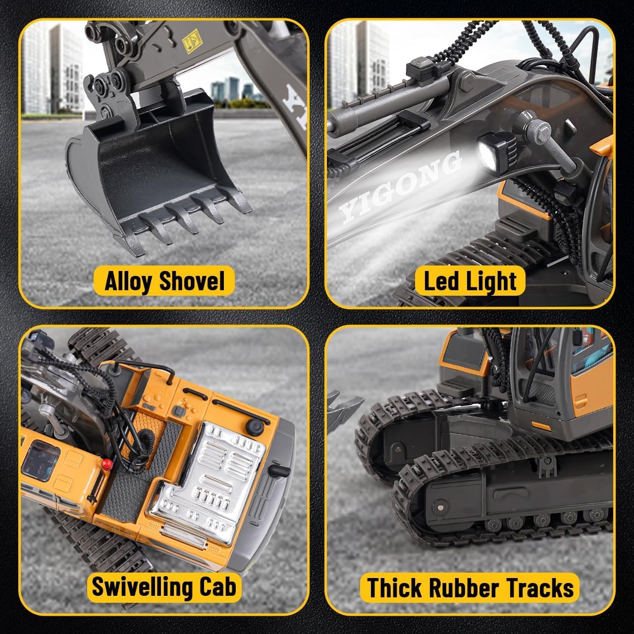 11 Channel RC Excavator Truck