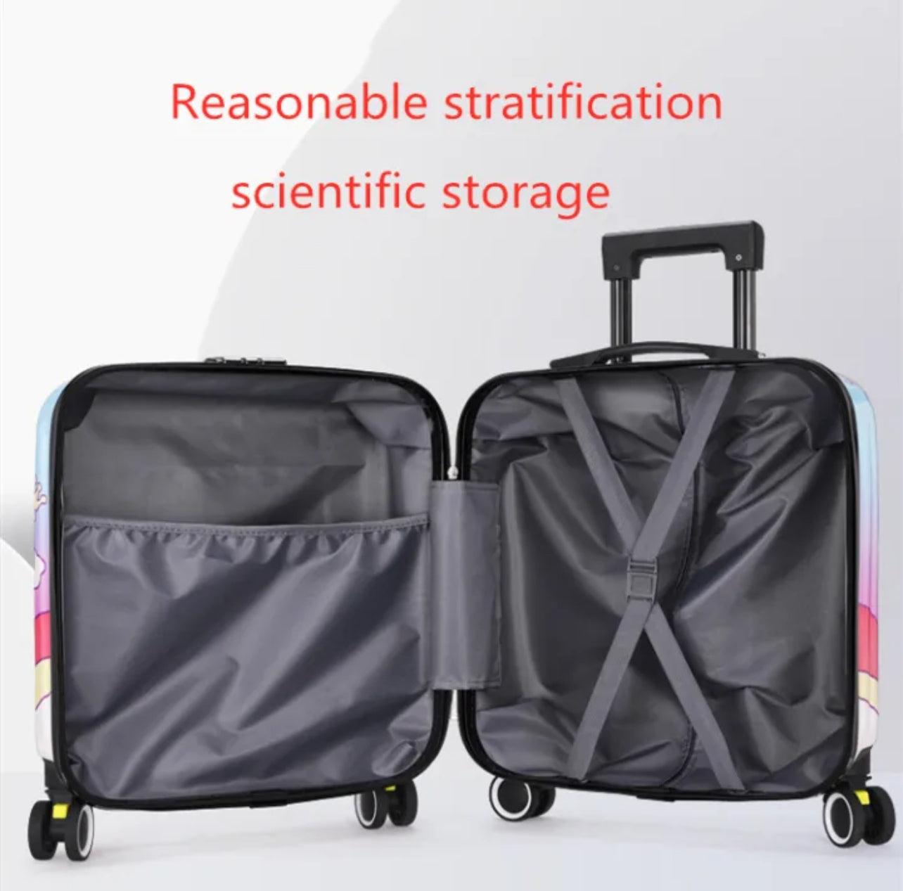 Costway 2pcs 12'' 16'' Kids Luggage Set Suitcase Backpack School Travel  Trolley Abs : Target