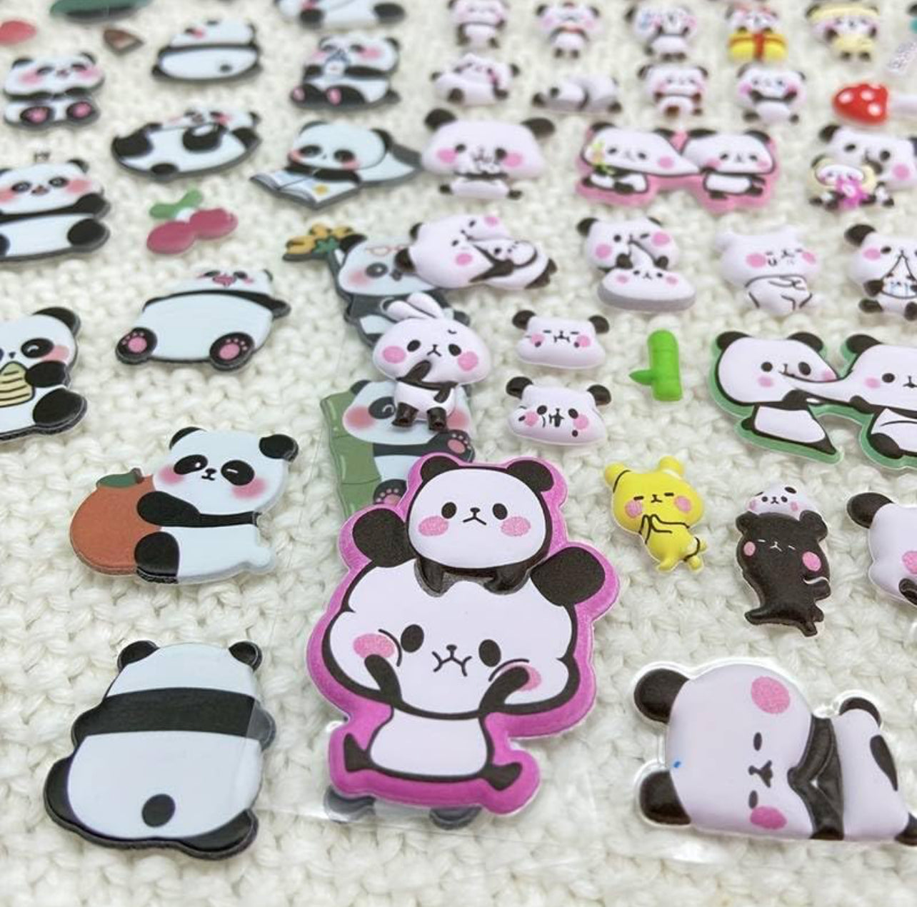 Panda - 3D Decorative Stickers