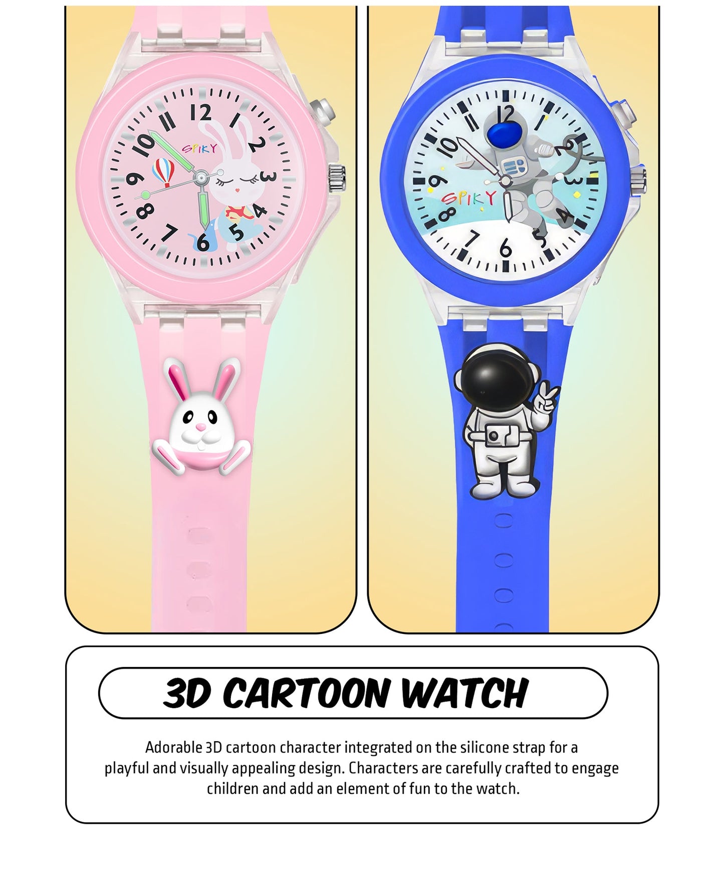 Kids Analog Watches with Lights