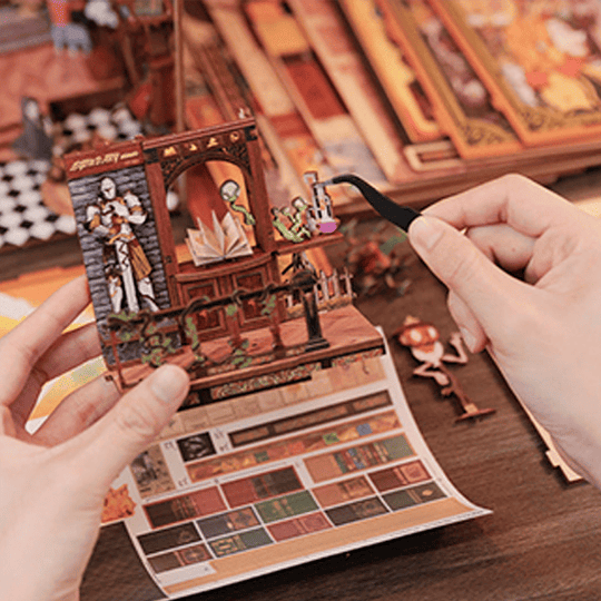 CuteZee - Amazing Common Room | DIY Booknook