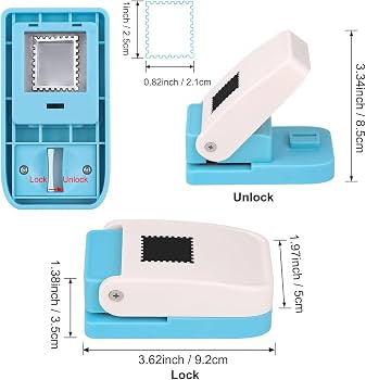 Rectangular Postage Stamp Puncher - 1” Size