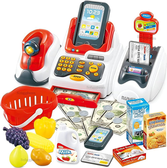 Home Supermarket - Kids Smart Cash Register Toy Set