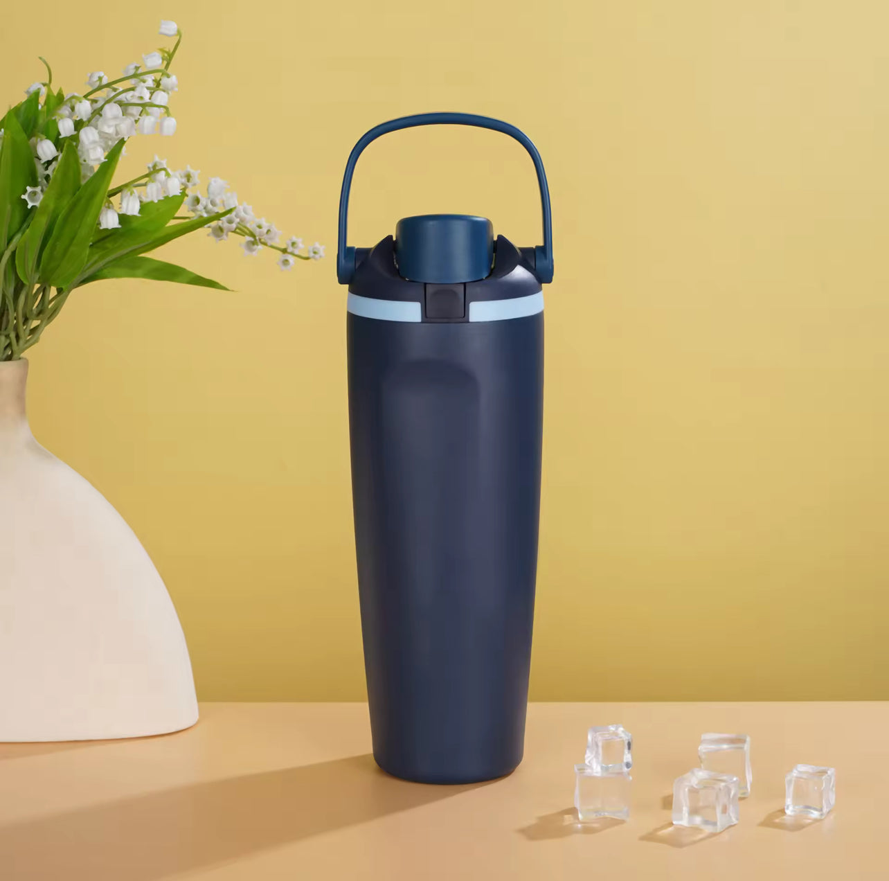 Dual-Drinking Water Bottle - 30oz