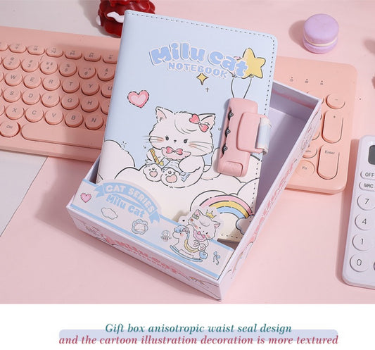 Cat Series - Premium Diary with Passcode