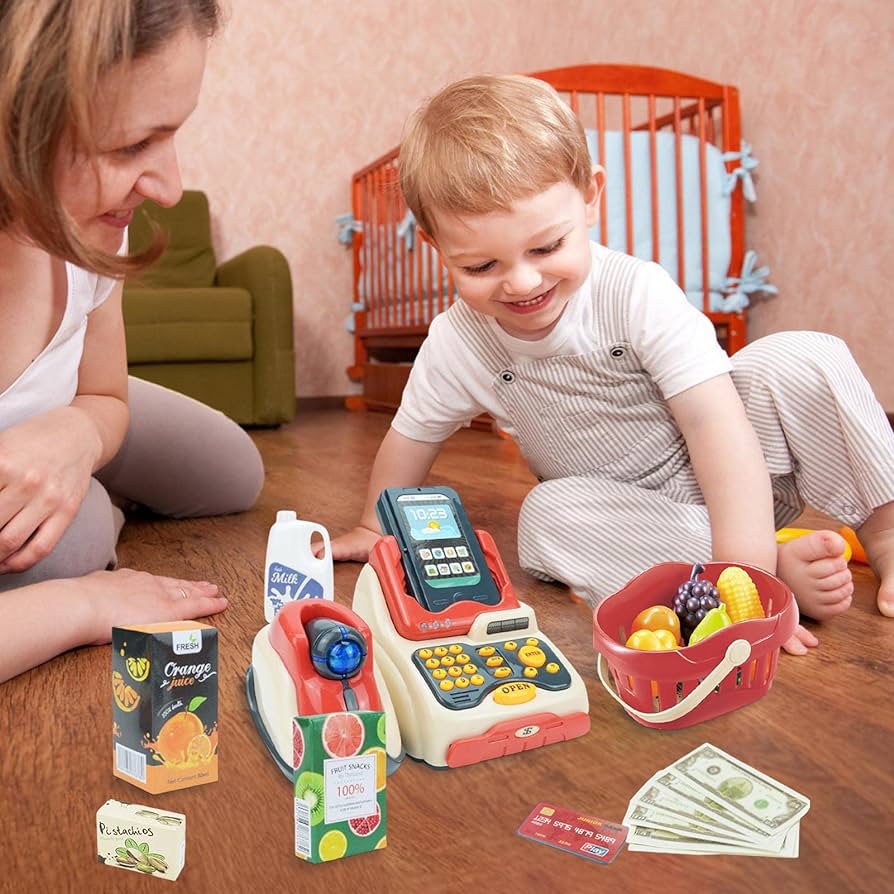 Home Supermarket - Kids Smart Cash Register Toy Set