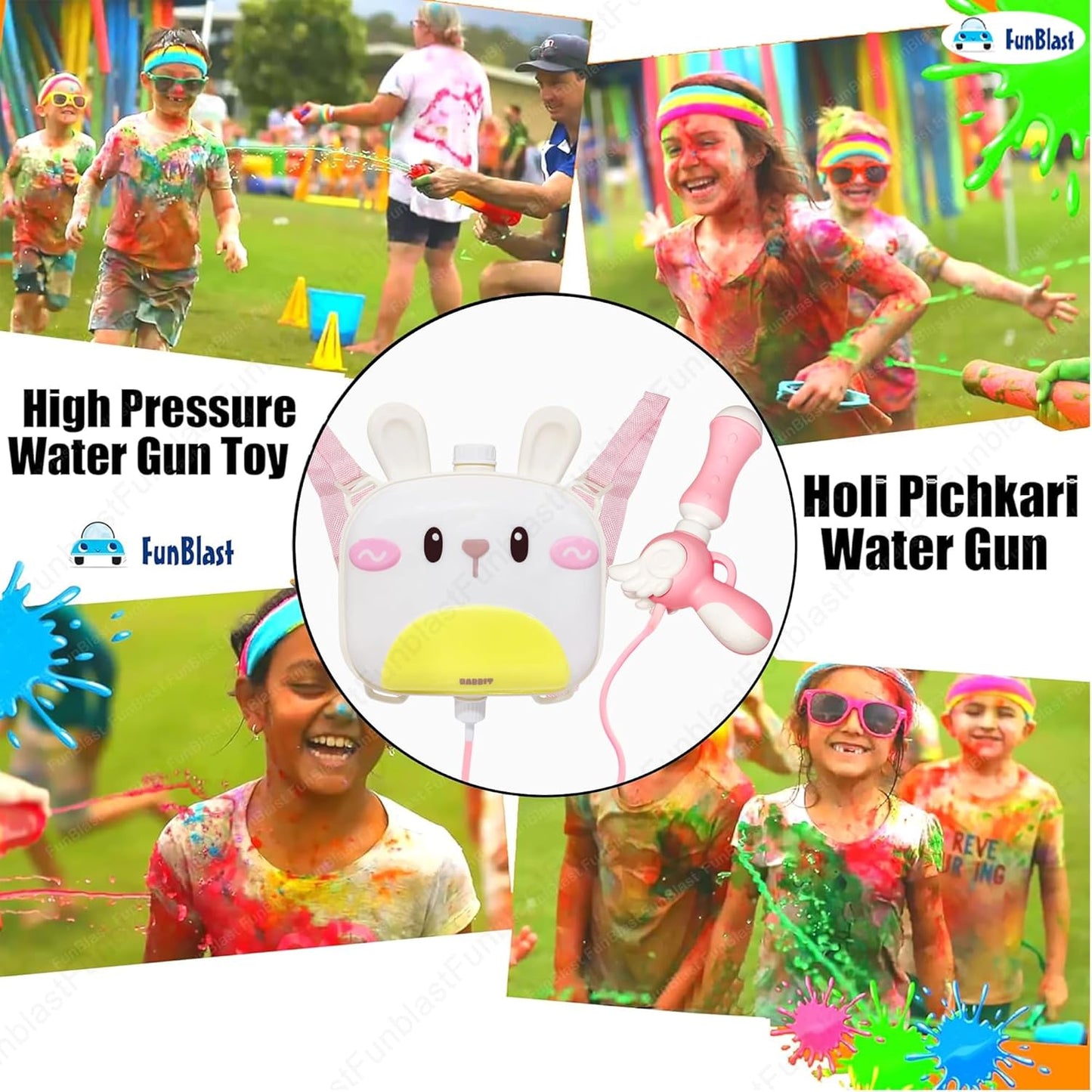 Rabbit Water Gun - 2L Water Tank | High Pressure