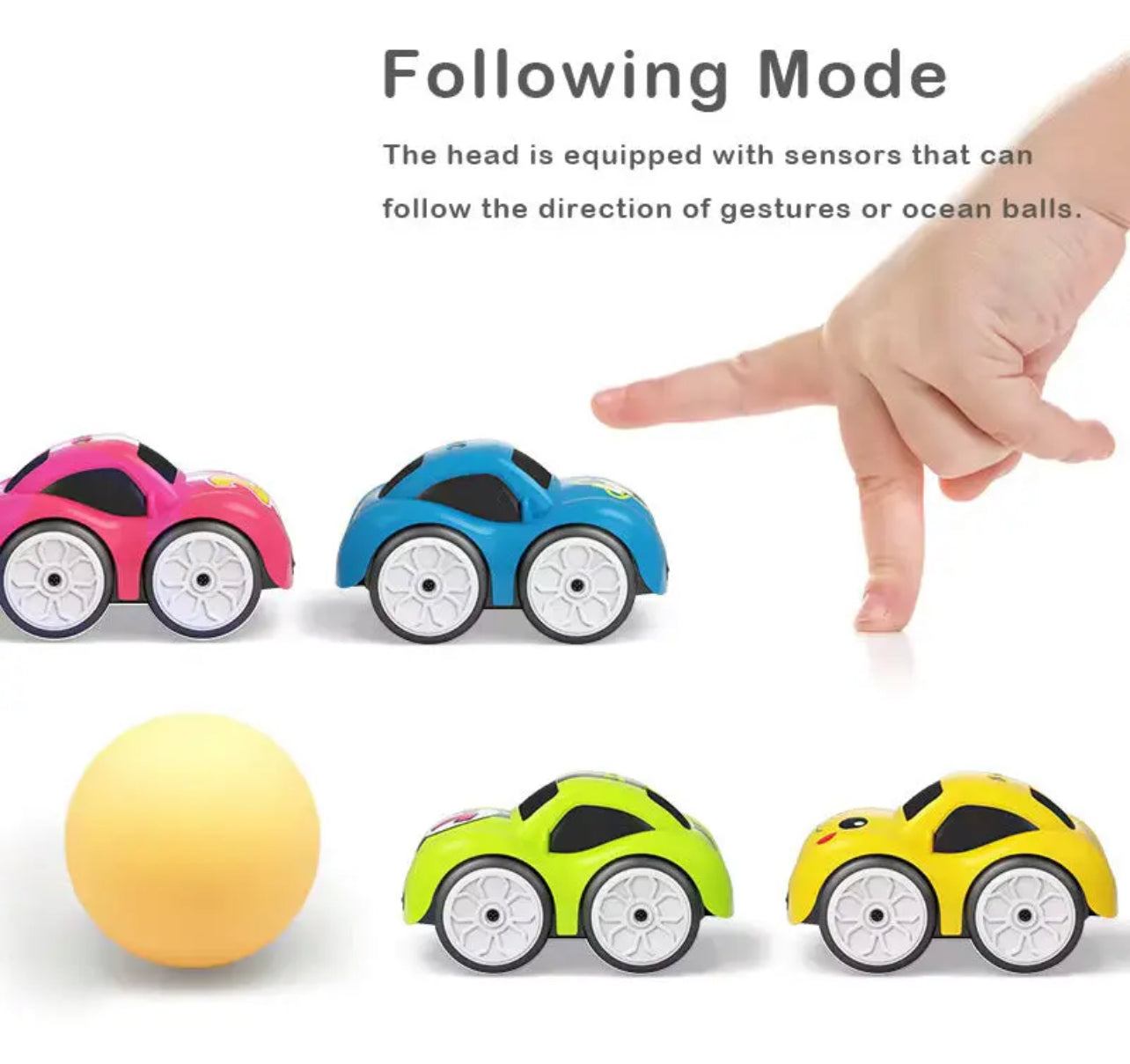 Mini RC car with Magic Intelligence Sensor Follow Me Remote Controlled Car