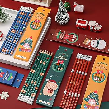 Christmas Pencils - 12pcs