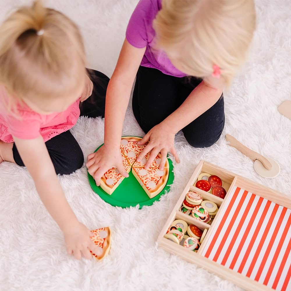 Melissa & Doug - Wooden Pizza Party Play