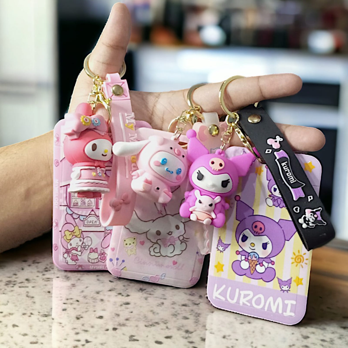 2-in-1 ID Holder and Keychain | 3D | Premium Quality