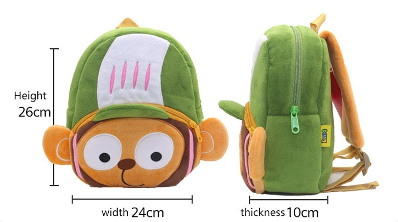 Sporty Animals - Plush Backpacks