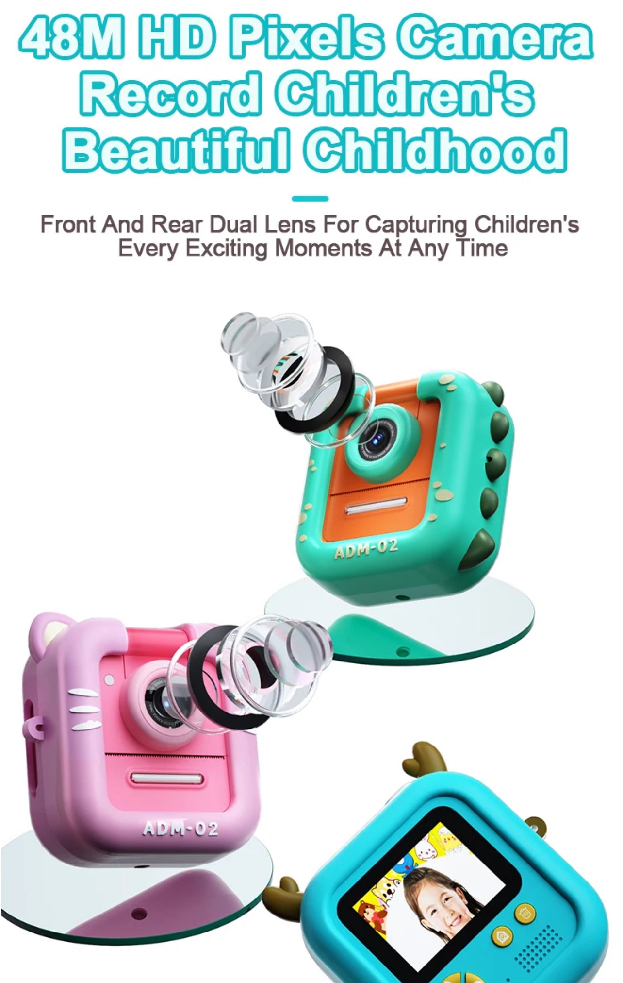 Flashy Friend - Kids Instant Print Camera