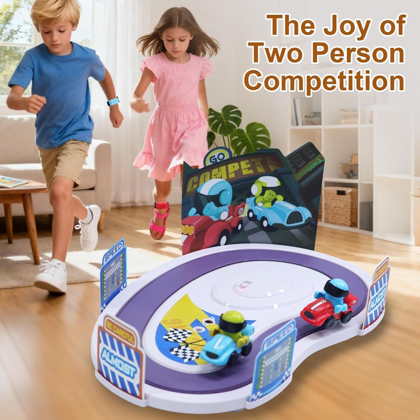 Gesture Control Racing Battle Track - 2 Player