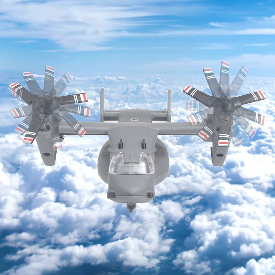 Military Airplane - Metal MV-22 Osprey Transport