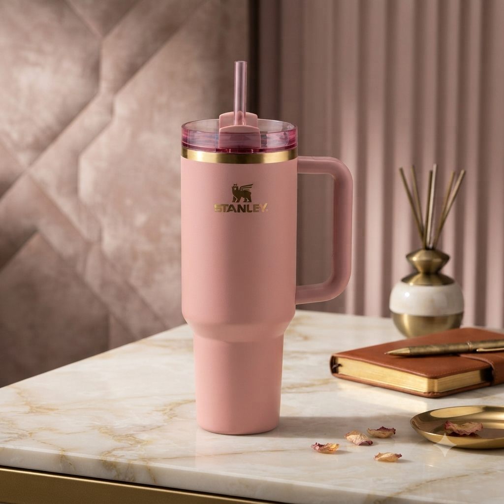 Stanley Antique Pink - Quencher® H2.0 FlowState™ Tumbler | 1.18L